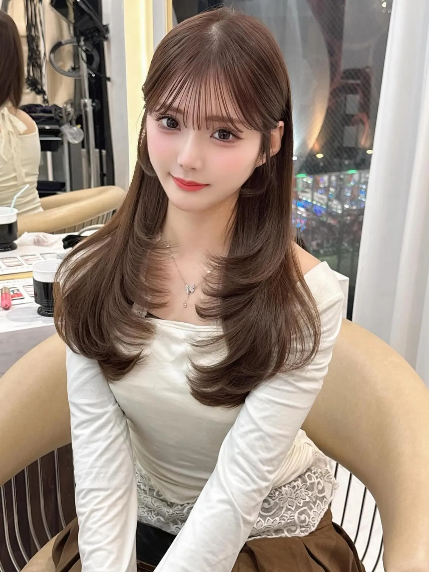 明るめのショコラカラー🤎