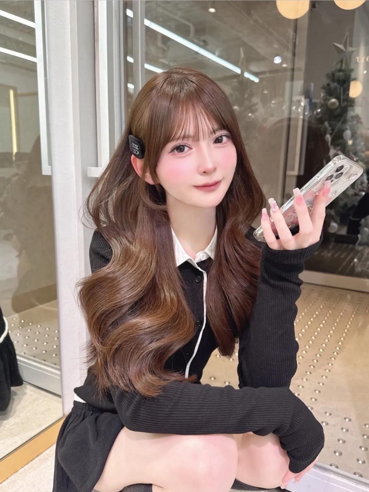 ブリーチ無しミルクティーベージュ