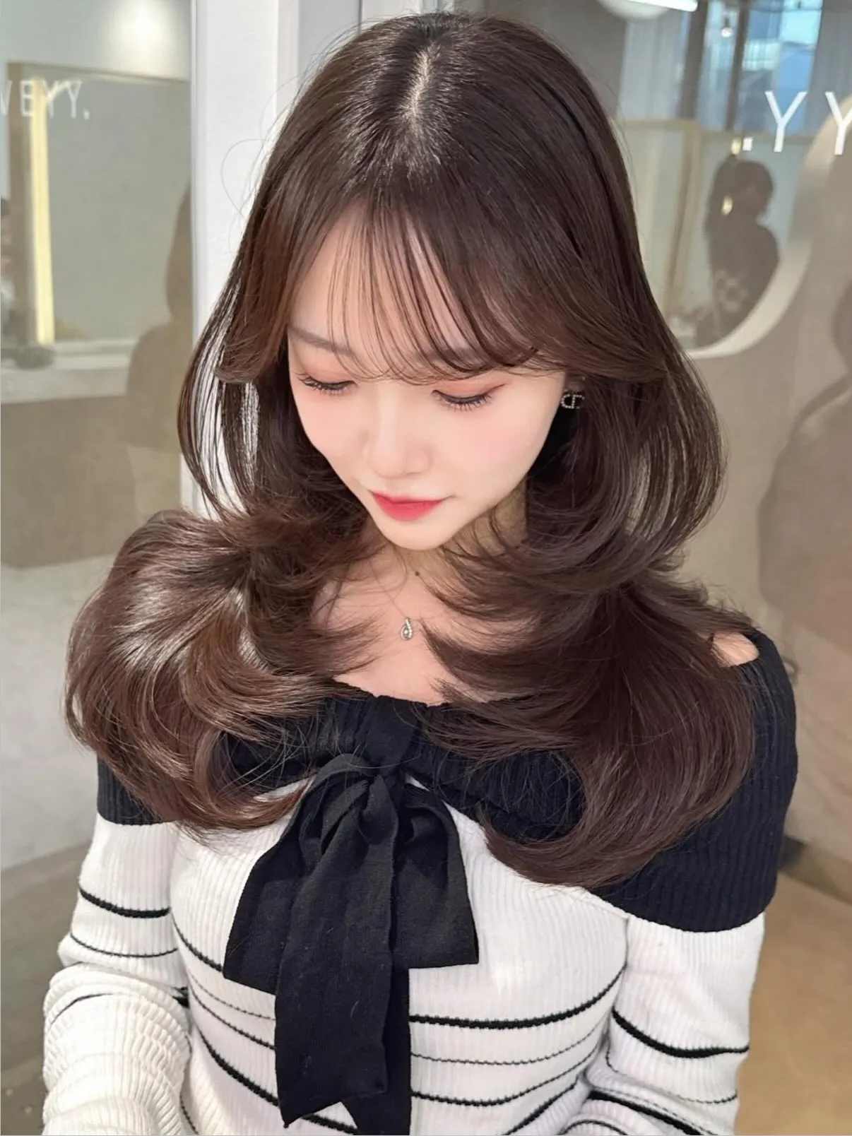 面長さんにオススメのレイヤーカット