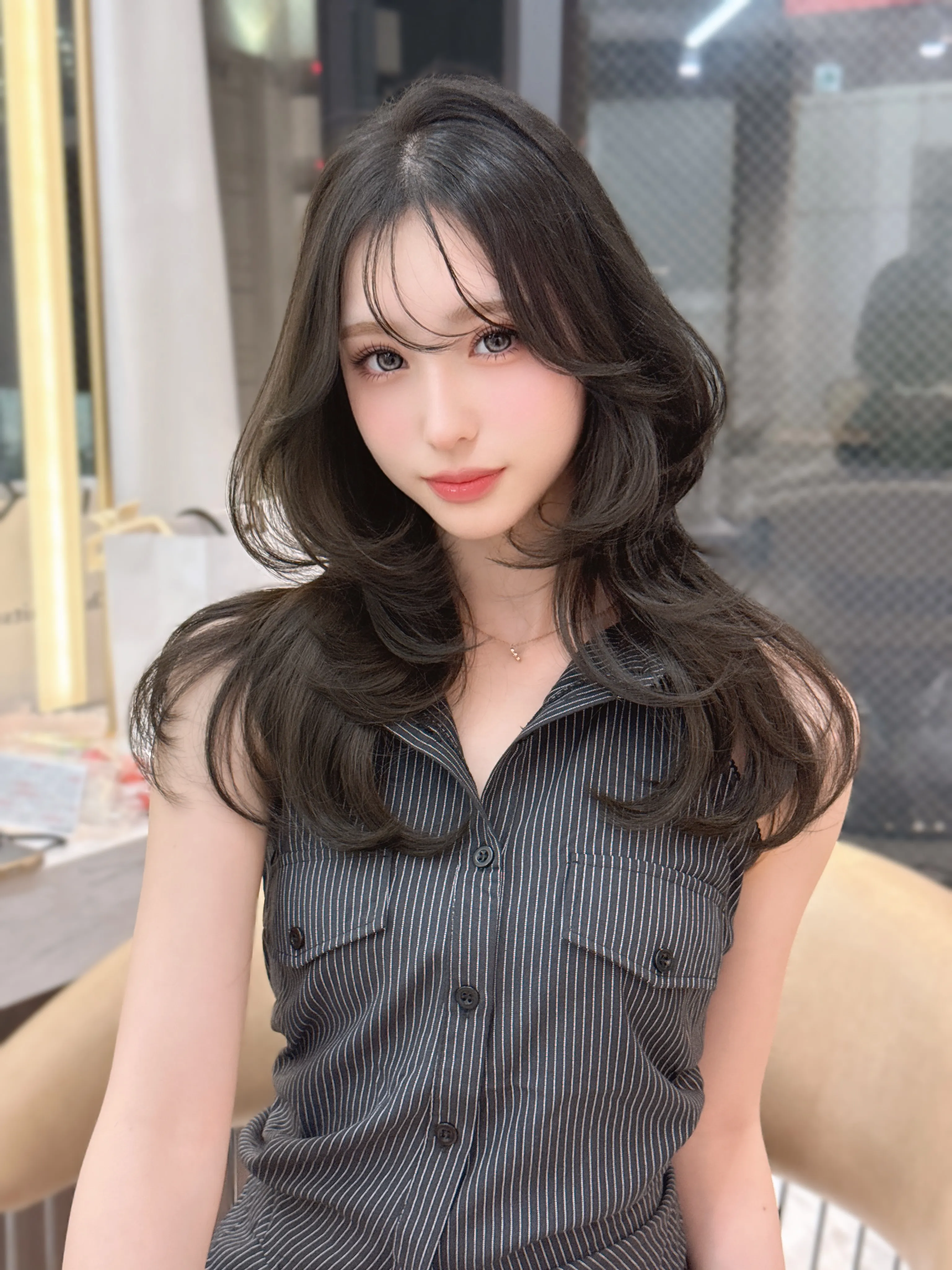 暗髪でも重く見えない